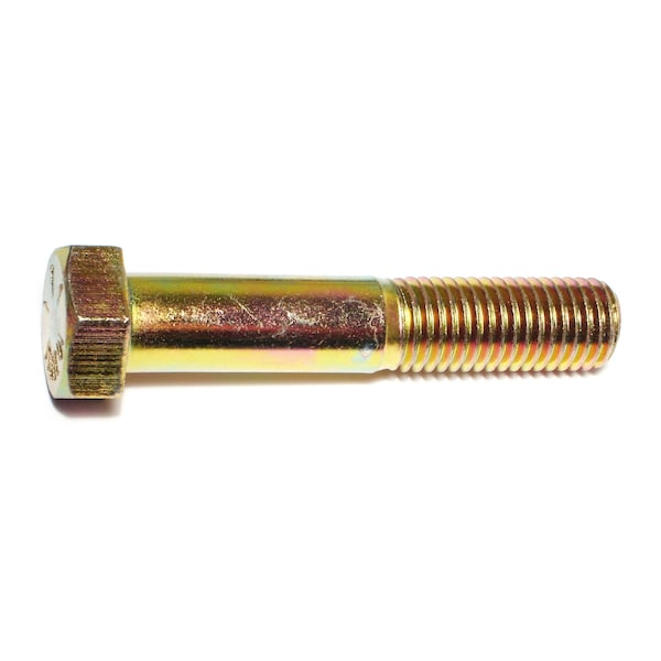 Midwest Fastener Grade 8, 3/4"-10 Hex Head Cap Screw, Zinc Yellow Steel, 4 in L, 10 PK 00772 - main